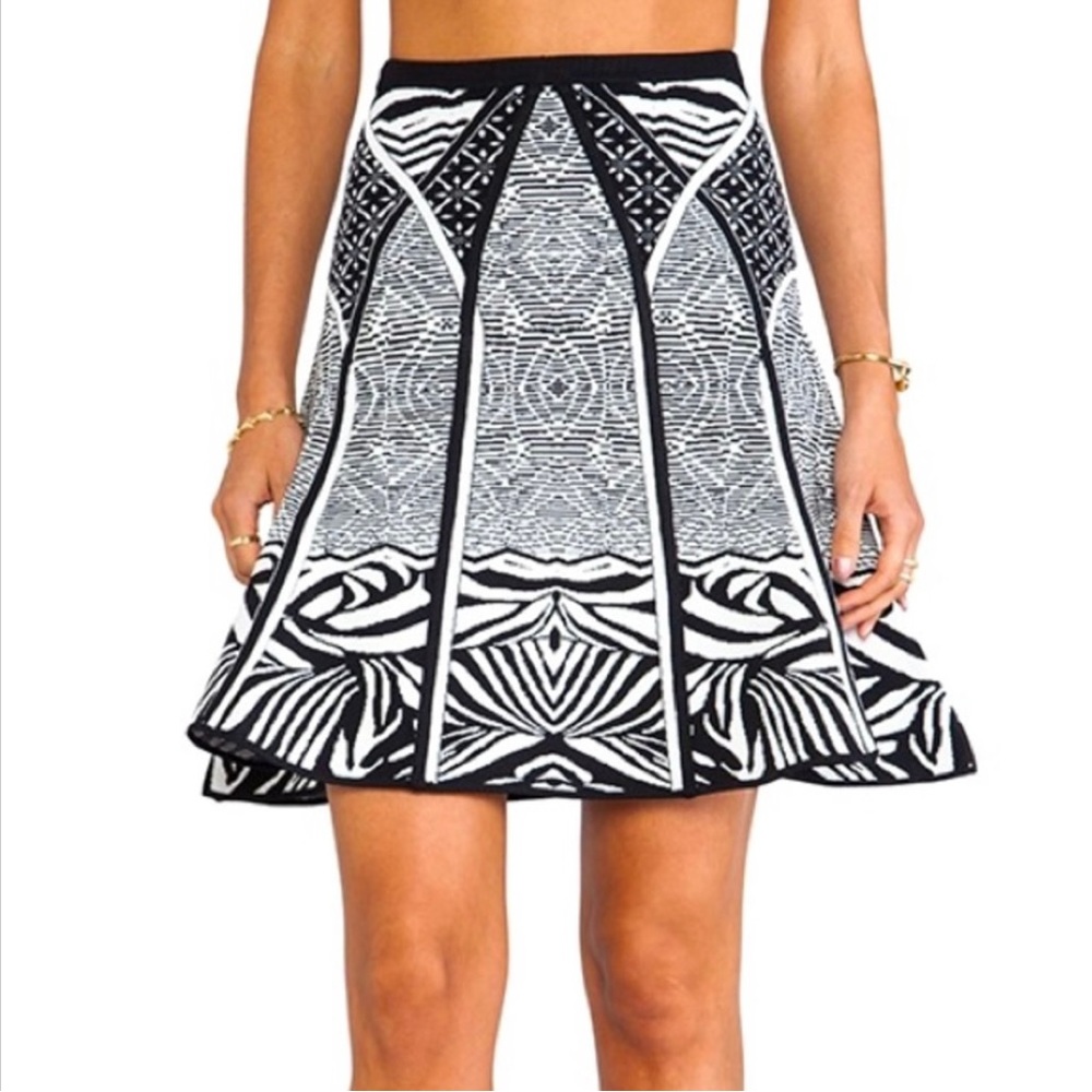 DVF Zebra Print Skirt
